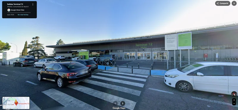 Punto de encuentro Terminal 2 Salidas Madrid Barajas